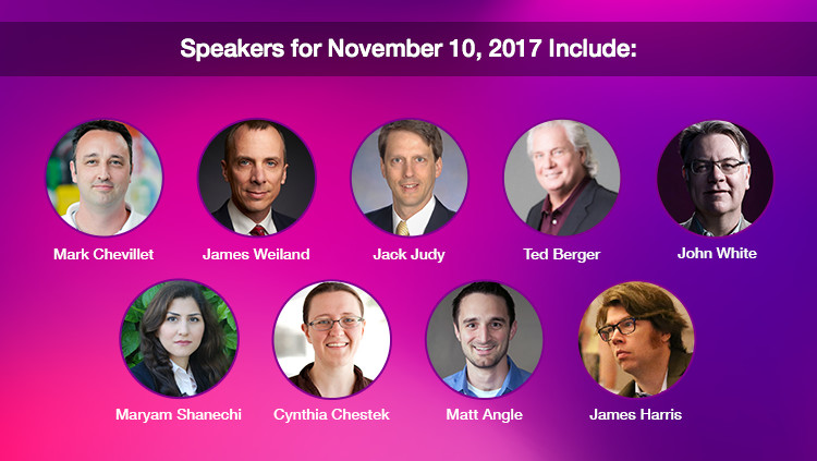 Speakers for November 10th